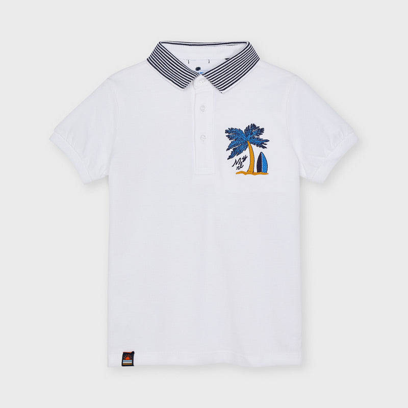 Polo m/c bordados