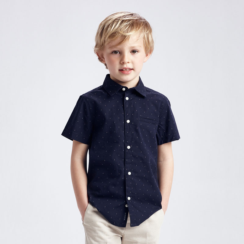 Camisa m/c microestampada