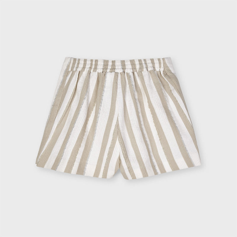 Short rayas lurex