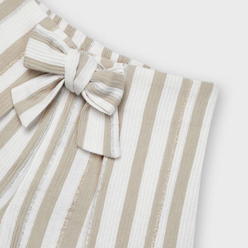 Short rayas lurex