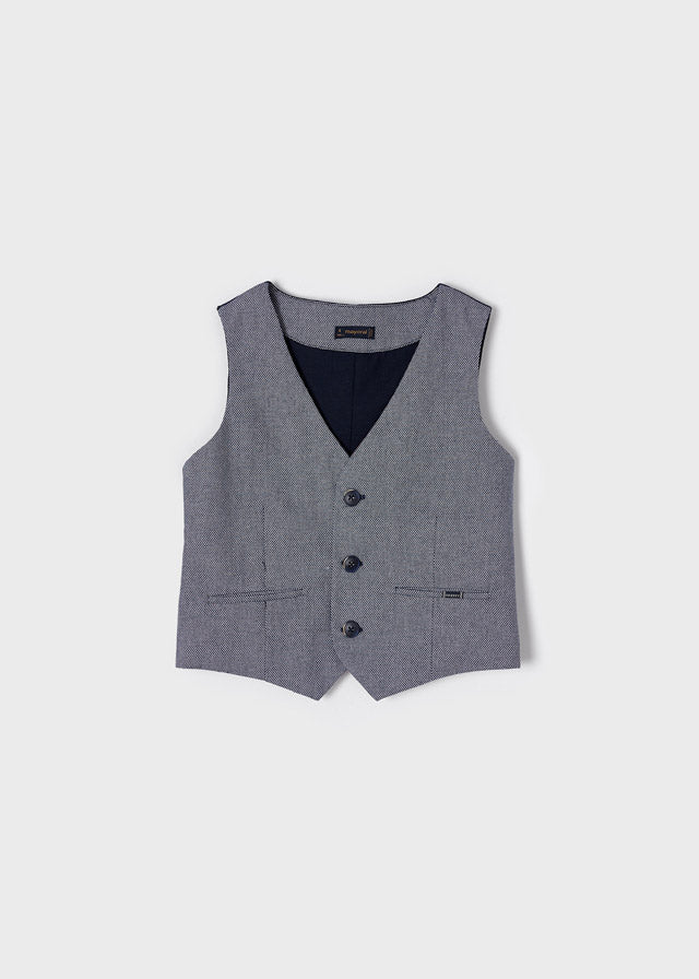 Chaleco lino tailoring