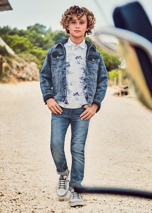 Pantalon soft denim