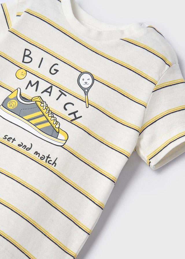 Camiseta m/c rayas