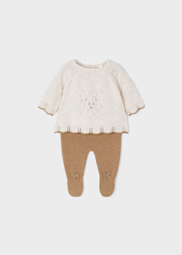 Conj. polaina tricot