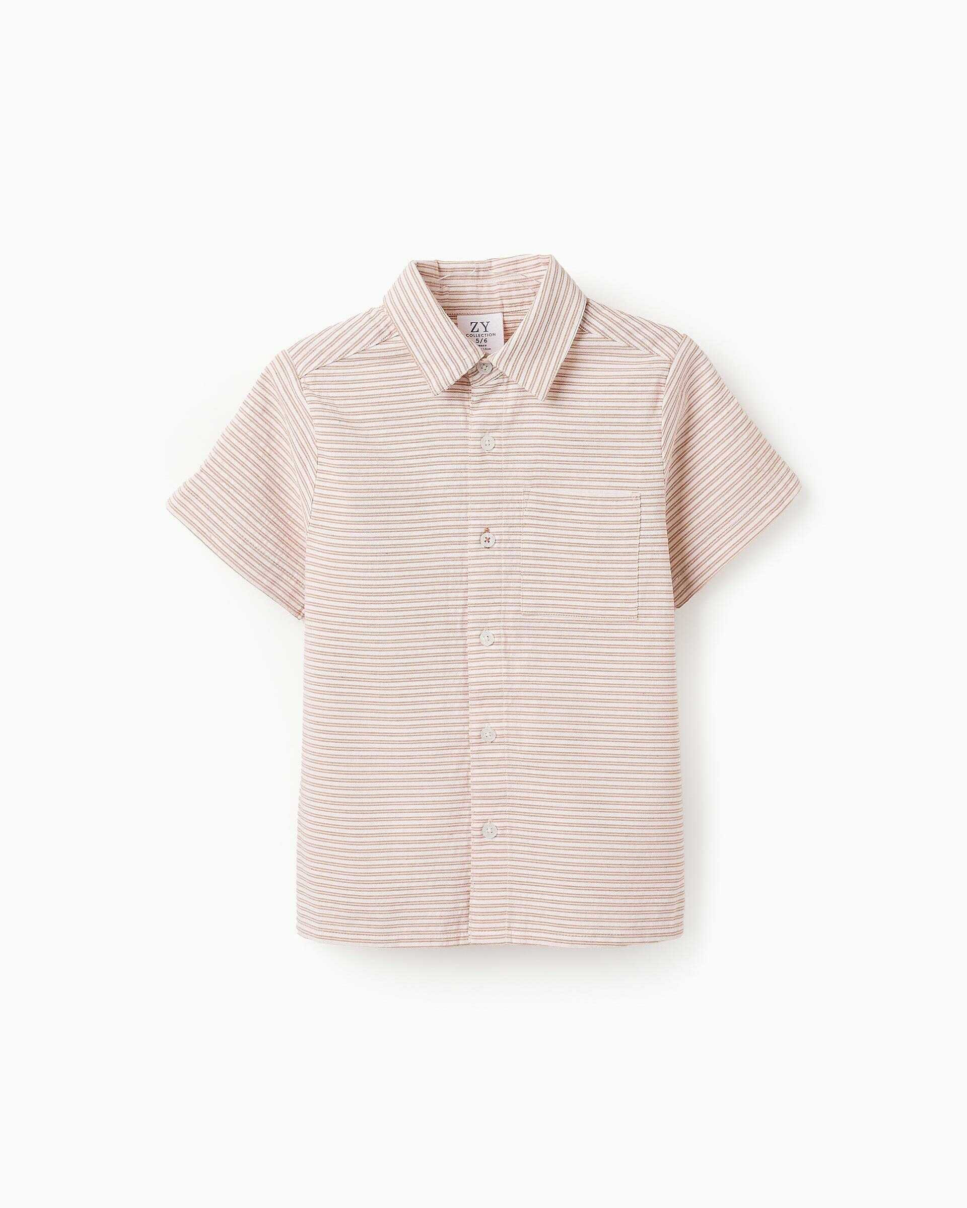 CONJ. SHIRT Y SHORT EMBROIDERY LINEN