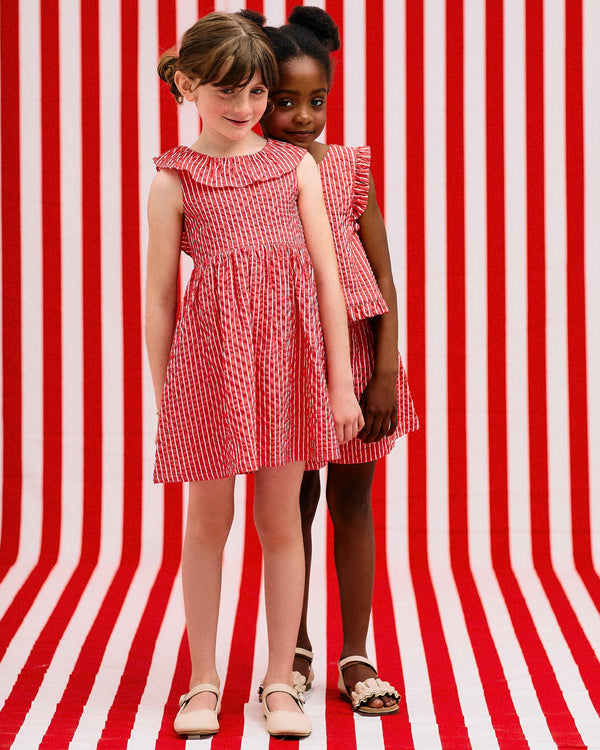 DRESS SEERSUCKER
