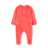 Pelele terciopelo de bebé niña