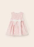 Vestido organza bordada