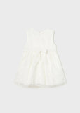 Vestido organza bordada
