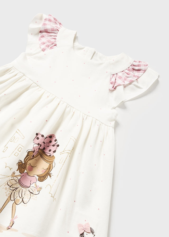 Vestido punto topos