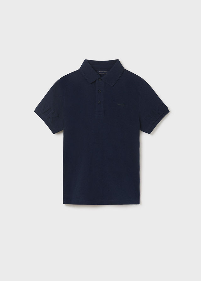 Polo m/c embossed