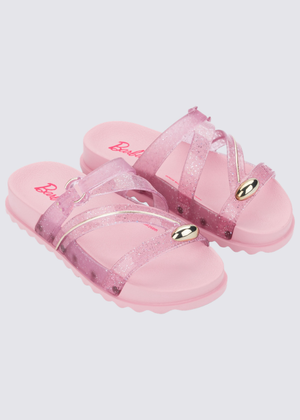Sandalias Slide Barbie Deluxe para Niña