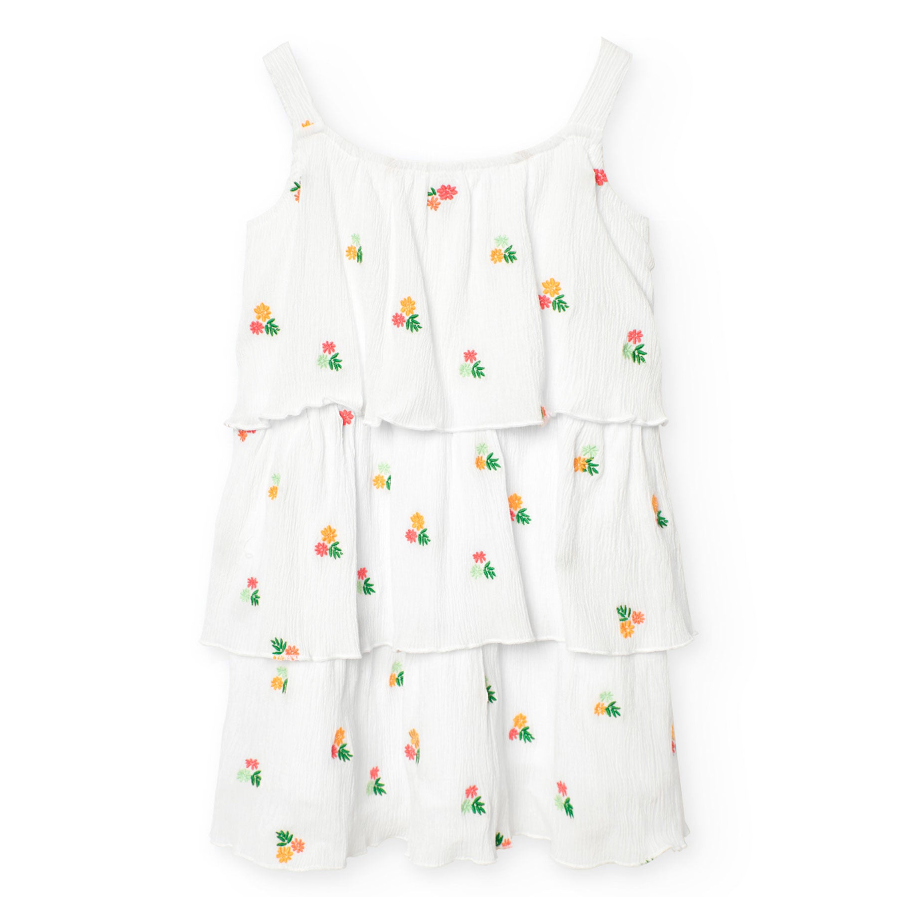 Vestido Bambula Flores De Niña