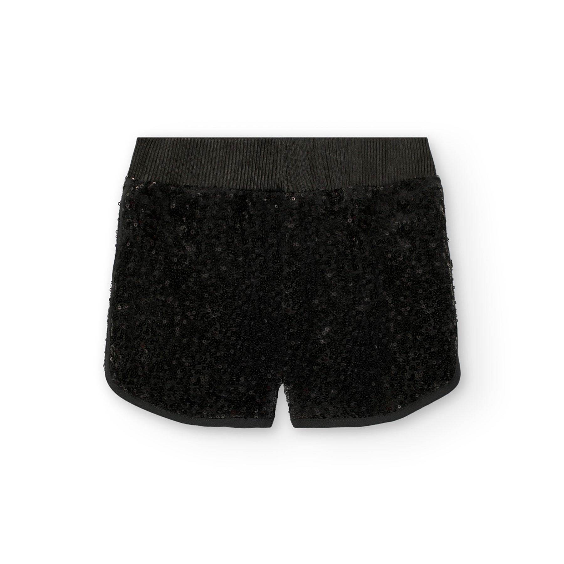 Conj. Sudadera Felpa Elástica Y Short Con Lentejuelas
