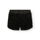 Conj. Sudadera Felpa Elástica Y Short Con Lentejuelas