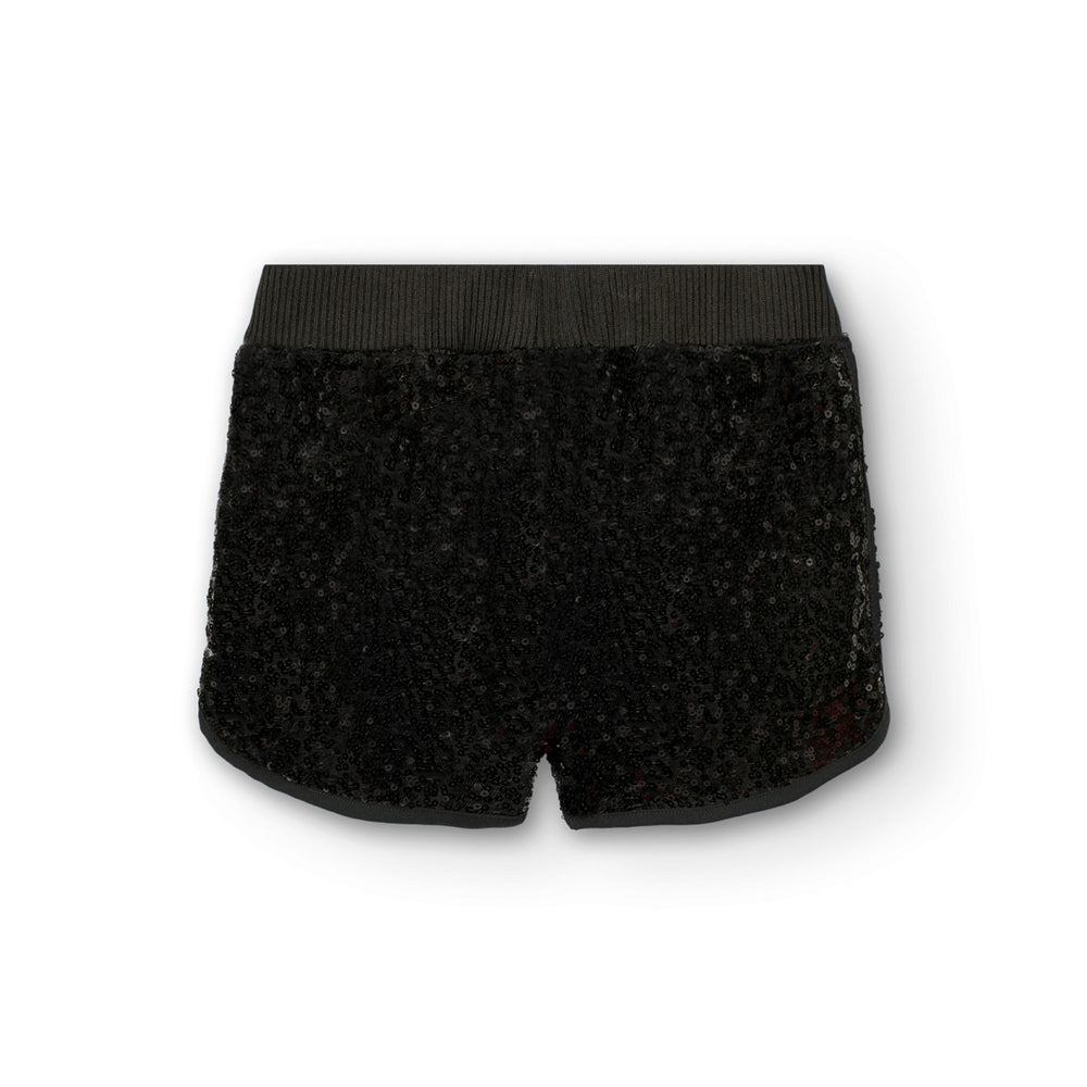Conj. Sudadera Felpa Elástica Y Short Con Lentejuelas