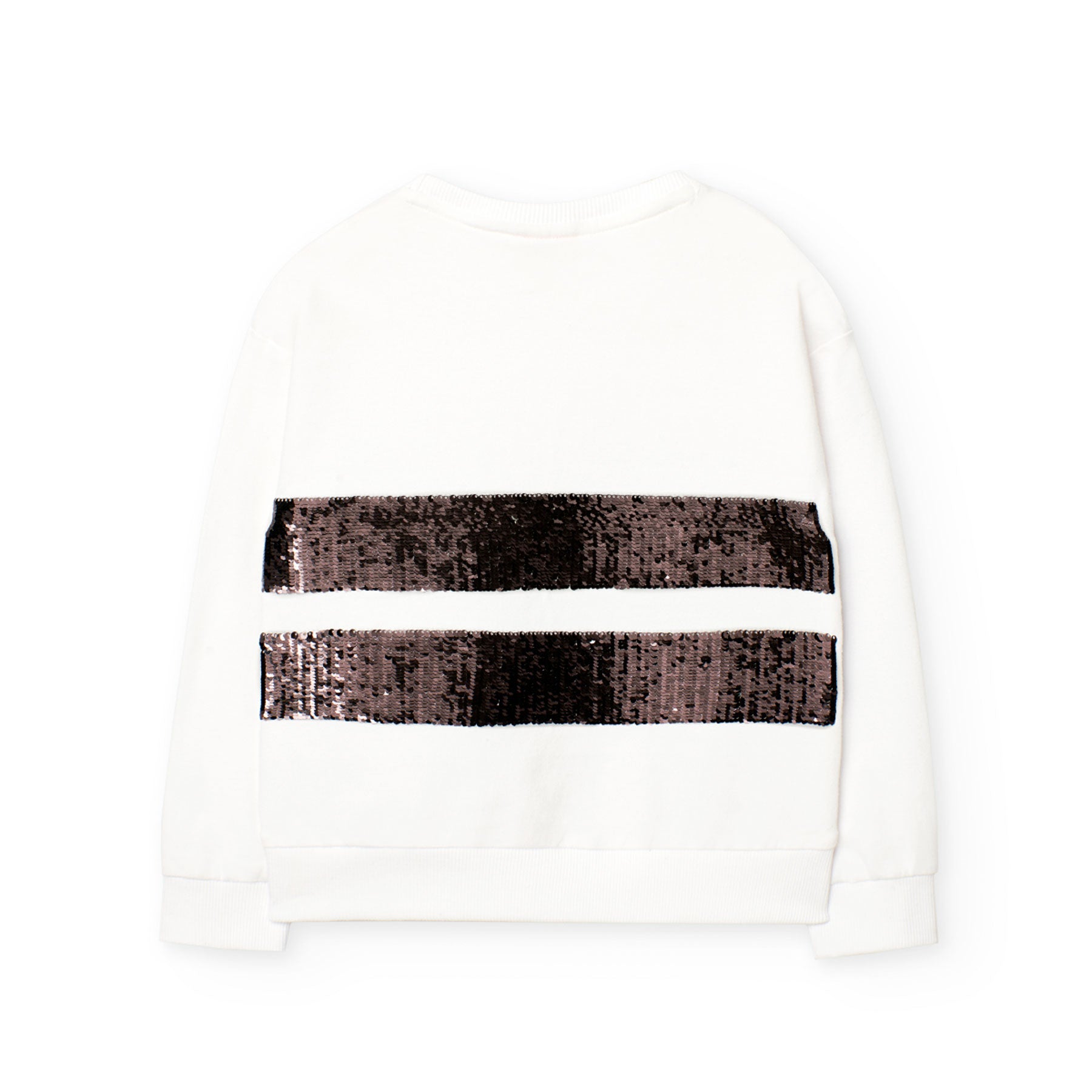 Conj. Sudadera Felpa Elástica Y Short Con Lentejuelas