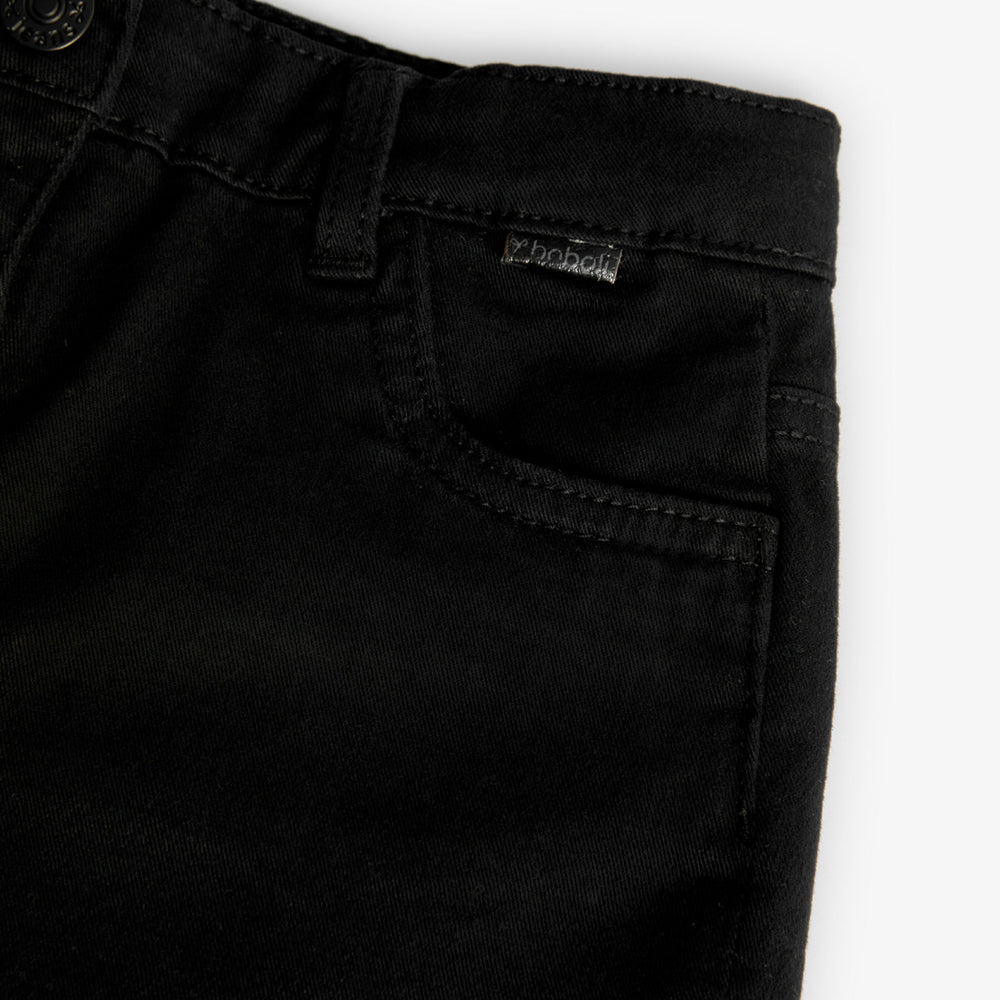 Short Sarga Elástica De Niña