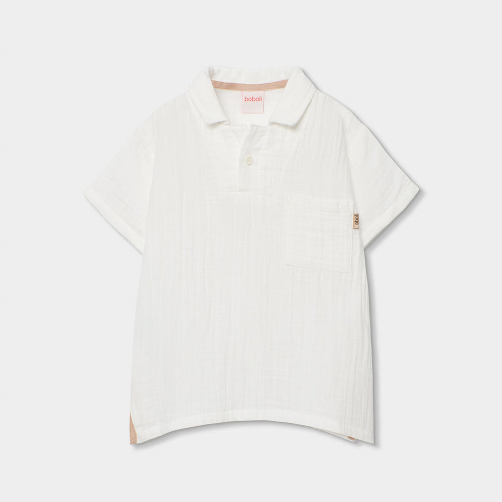 Polo muselina de niño