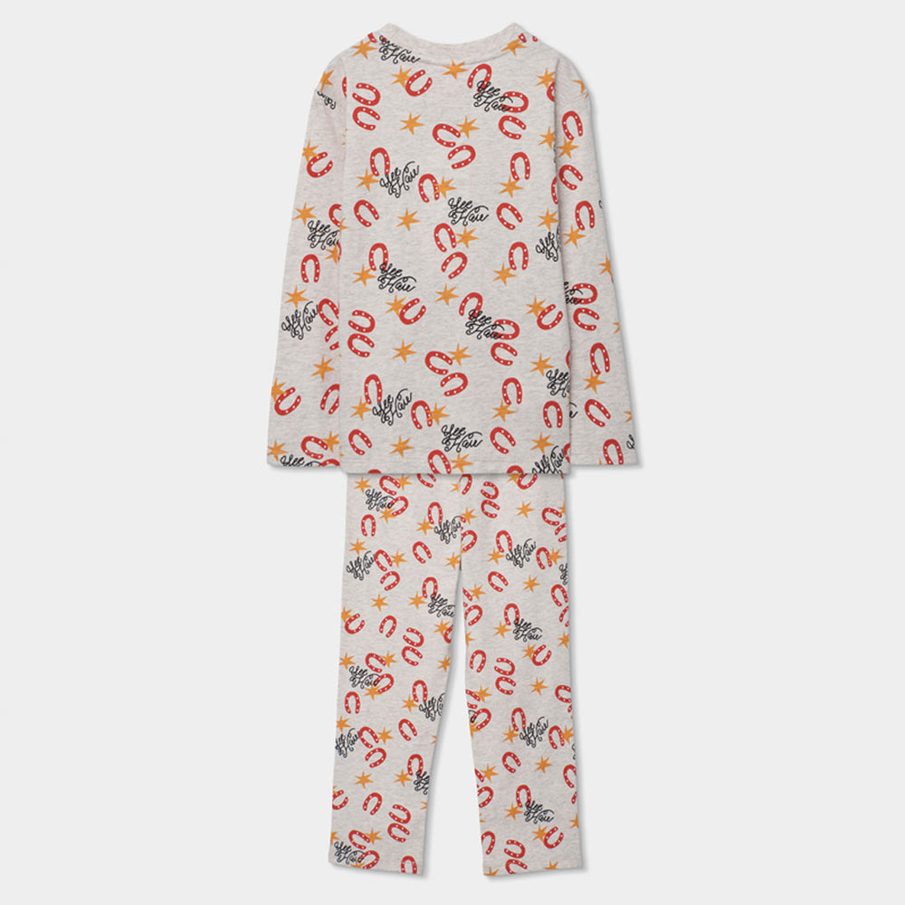 Pijama punto estampado