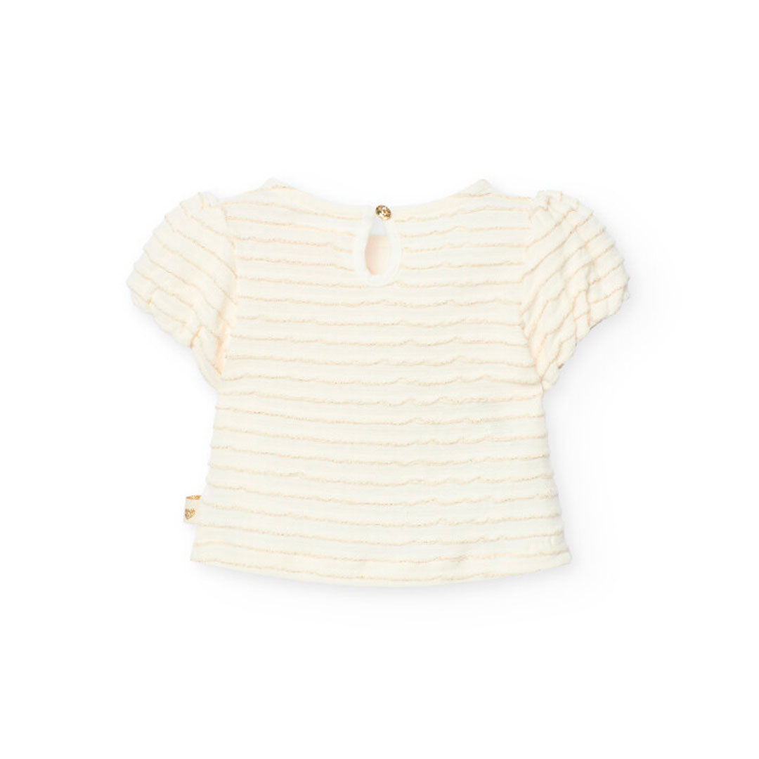 Conj. Camiseta Punto Y Falda Tul