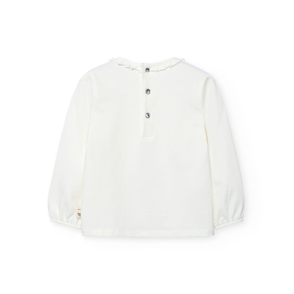 Conj. Camiseta punto elástico y Falda punto cuadros