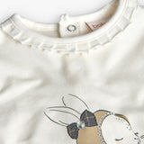 Conj. Camiseta punto elástico y Falda punto cuadros