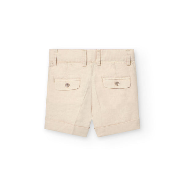 Bermudas Lino De Bebé Niño -Bci