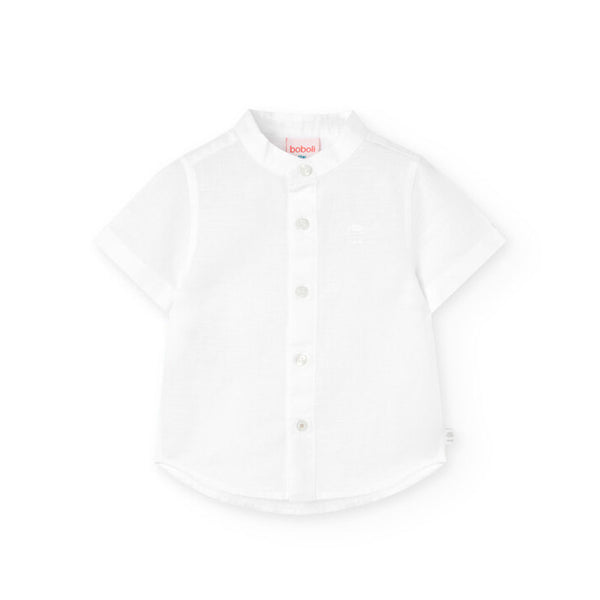 Camisa Lino Manga Corta De Bebé -Bci