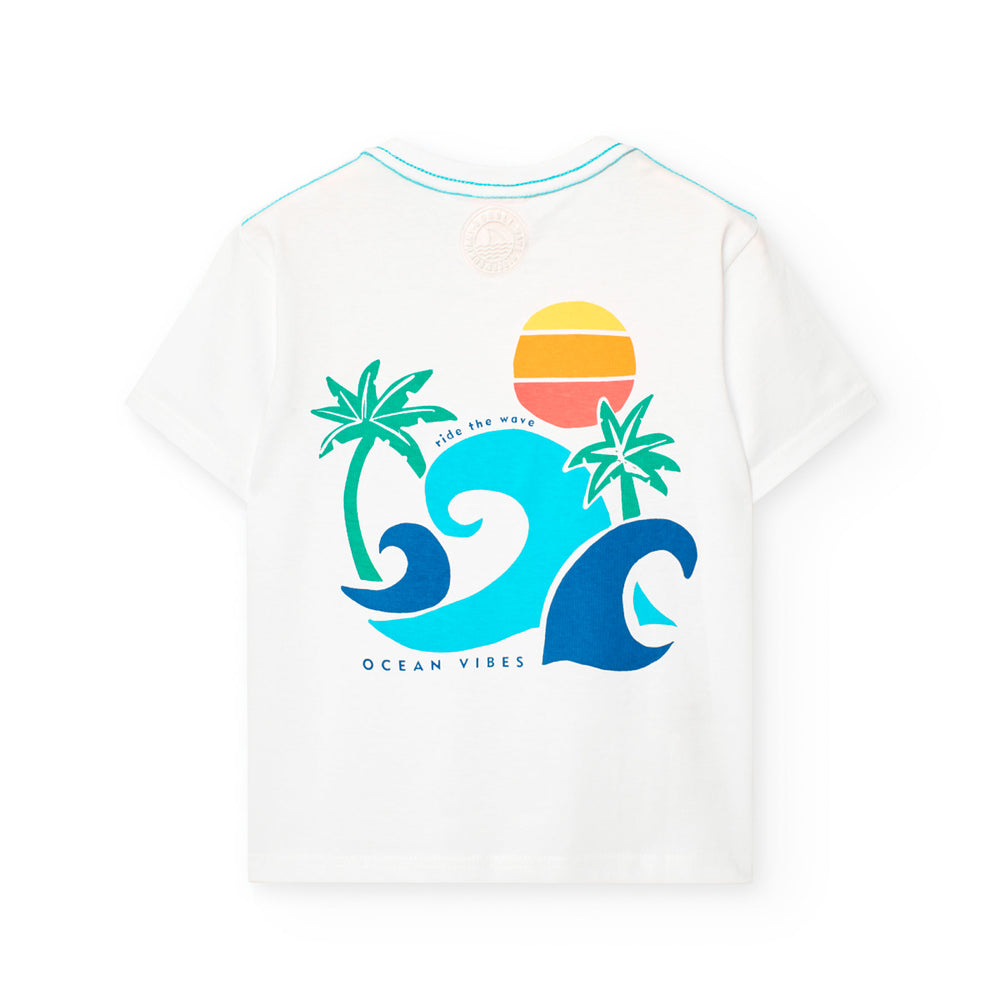 Conj. Camiseta Punto Y Bañador De Tejido Reciclado