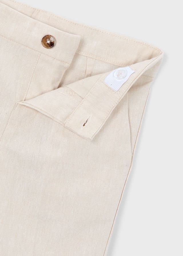 Bermuda lino suiting