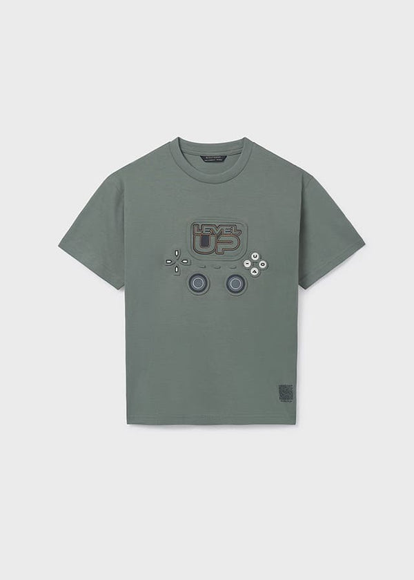 Camiseta m/c embossed