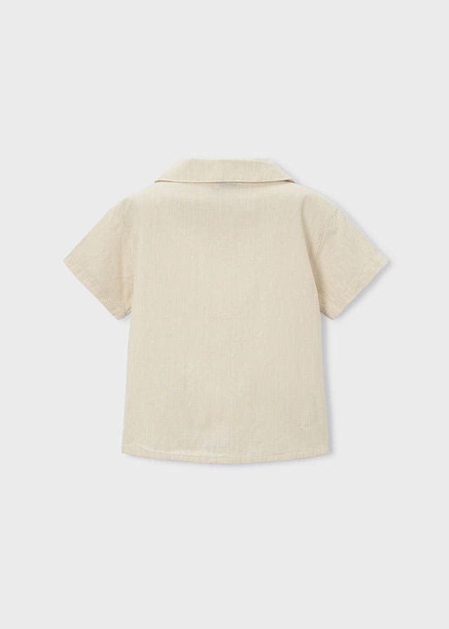 Camisa m/c bordados