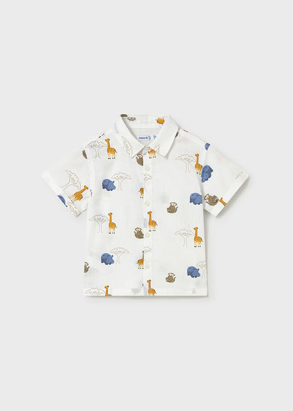Camisa m/c estampada