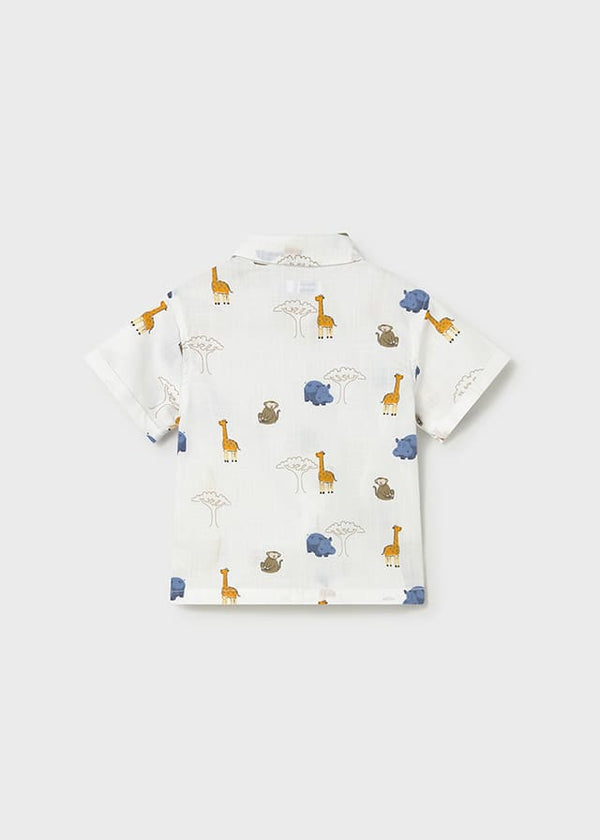 Camisa m/c estampada