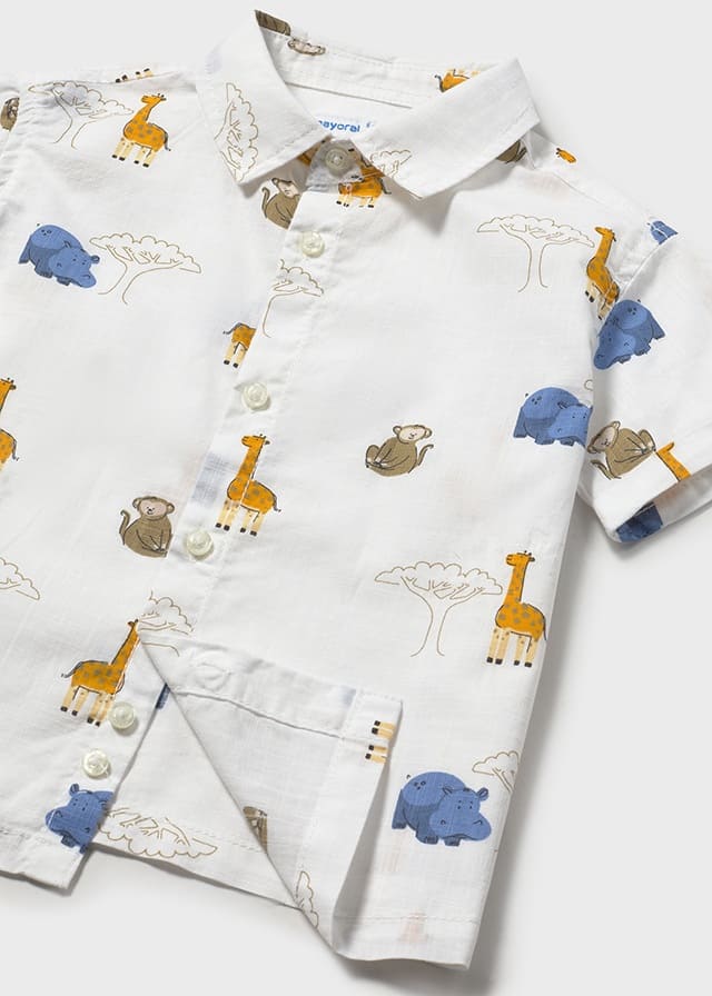 Camisa m/c estampada
