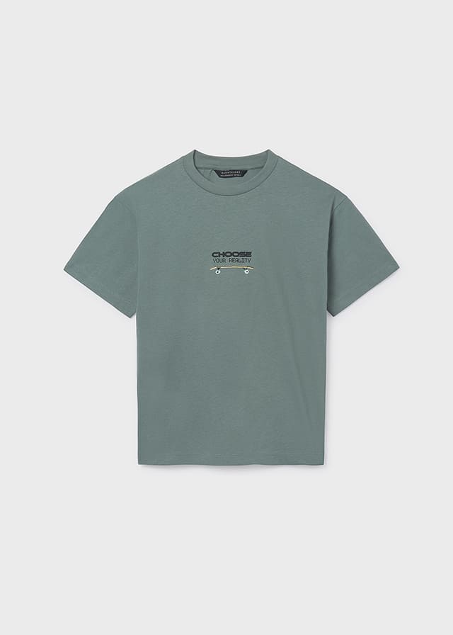 Camiseta m/c back print