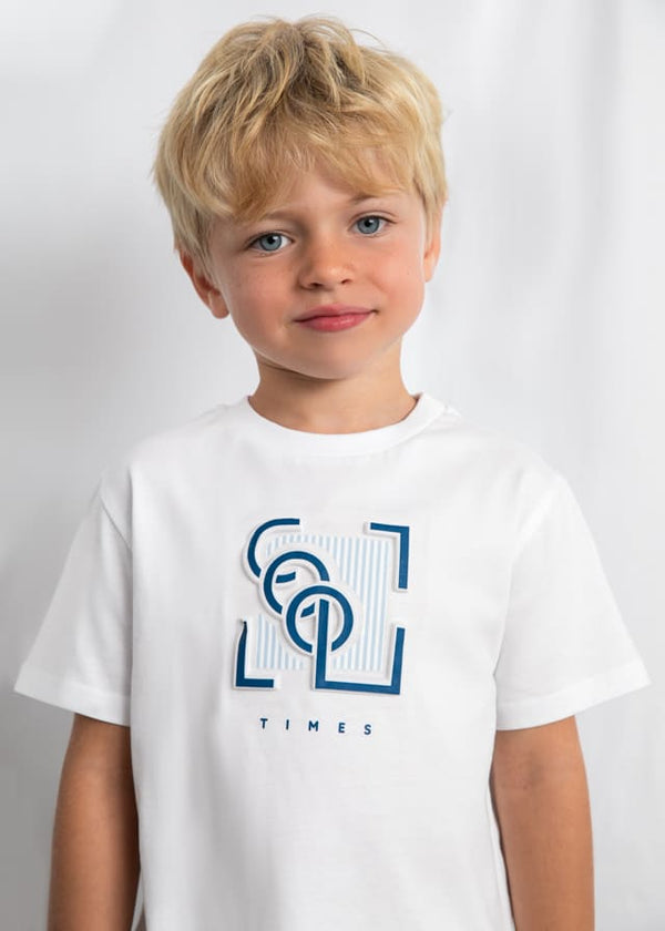 Camiseta m/c embossed
