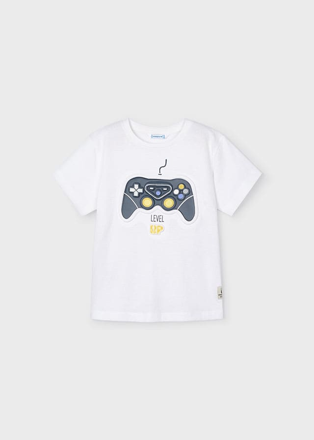 Camiseta m/c embossed