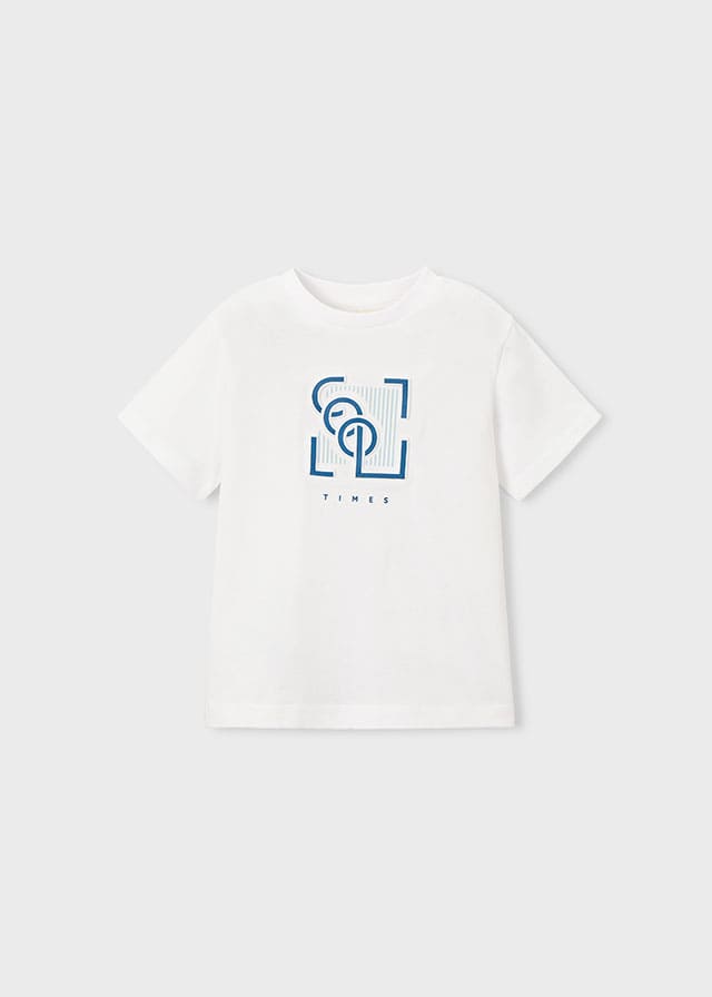 Camiseta m/c embossed