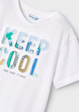 Camiseta m/c embossed