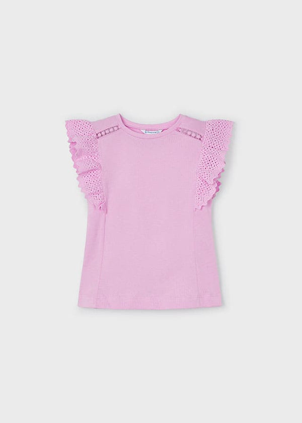Camiseta m/c guipur