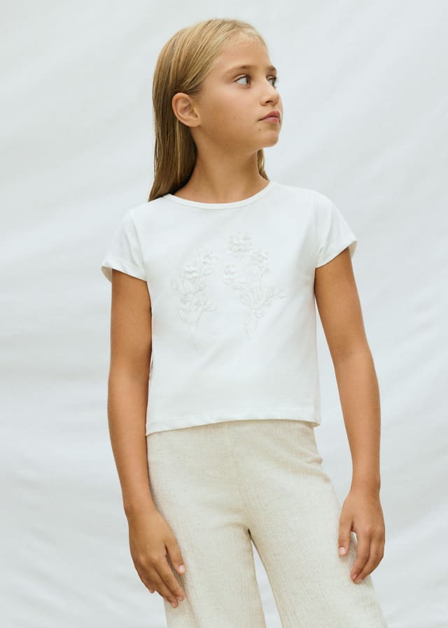 Camiseta m/c lentejuelas