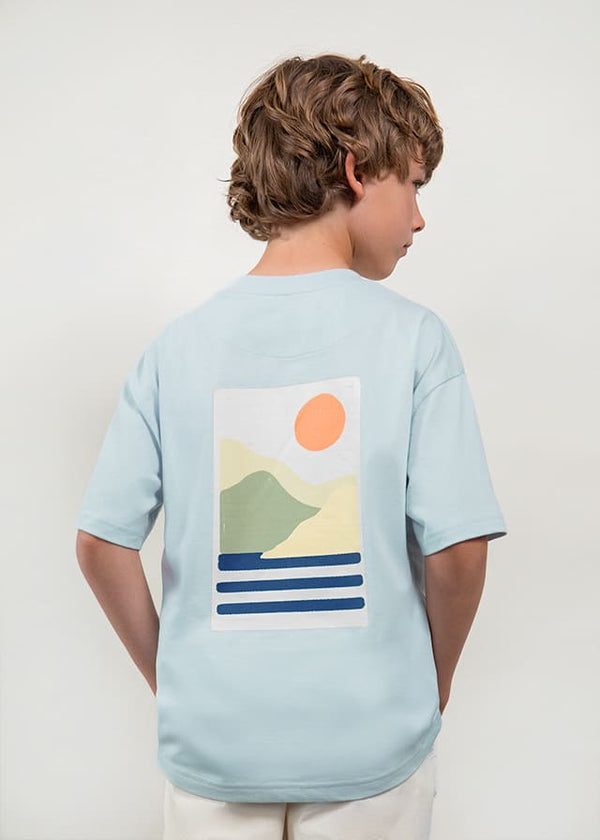 Camiseta m/c paisaje