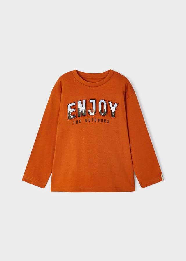 Camiseta m/l embossed