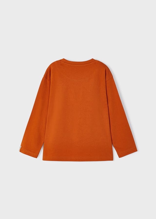 Camiseta m/l embossed