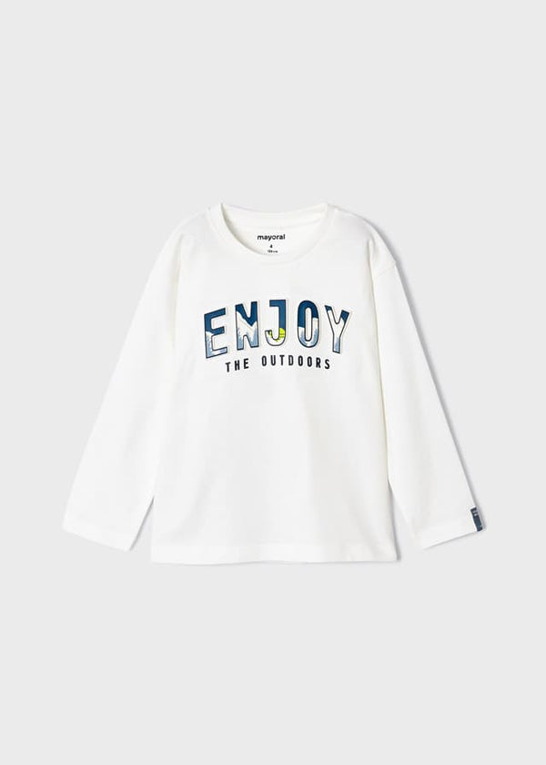 Camiseta m/l embossed