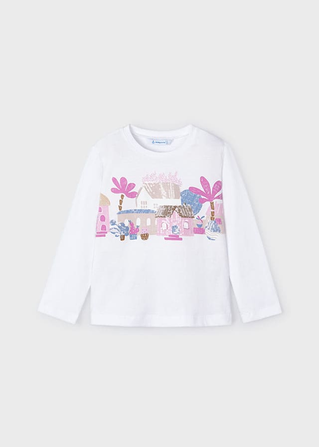 Camiseta m/l lentejuelas