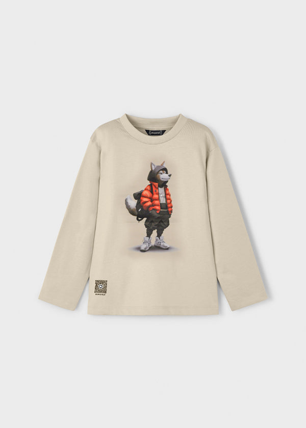 Camiseta m/l wolf