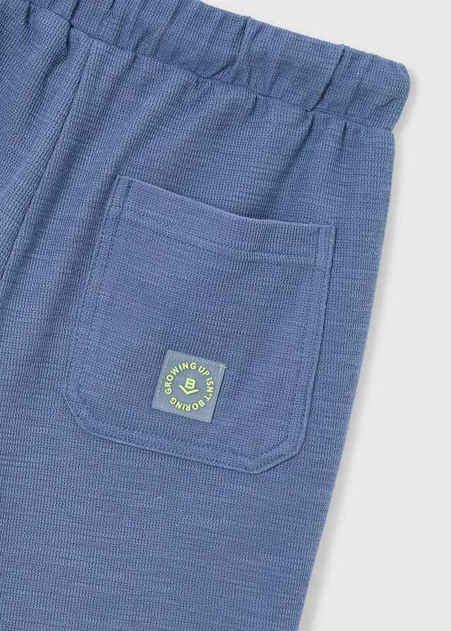 Conj. Camisa m/c punto estampada y Bermuda punto estructura